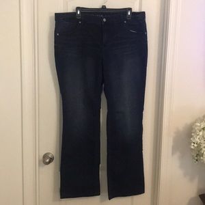 NWOT bootcut dark wash jeans